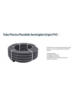 TUBO PVC DIAMETRO 75 IN ROTOLO COLORE GRIGIO