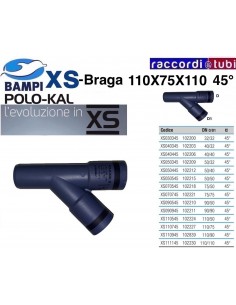 BRAGA XS 102227 DN 110-75-45'