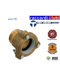 RACORDO IN OTTONE MASCHIO TOF 110X4" PER TUBO IN POLIETILENE