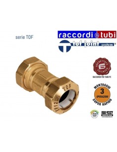 MUSSING AUS MESSING TOF 25X25 FÜR ROHR AUS POLYETHYLEN