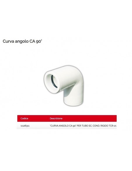 PVC-WINKEL 90° WEISS FÜR KOND. ROHR D.21