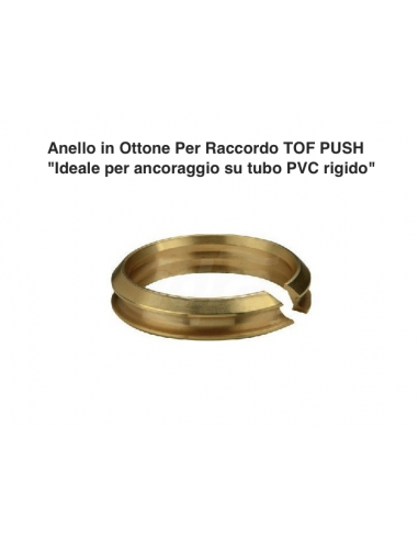 ANELLO IN OTTONE DIAMETRO 32 PER RACCORDO TOF PUSH