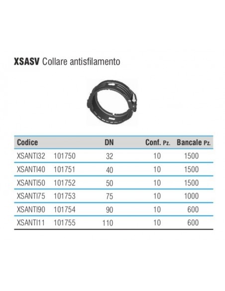 COLLARE ANTISFIL DN 90 XS 101754