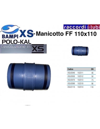 SCHIEBERMANSCHETTE XS 102314 SCHIEBBAR DN 110