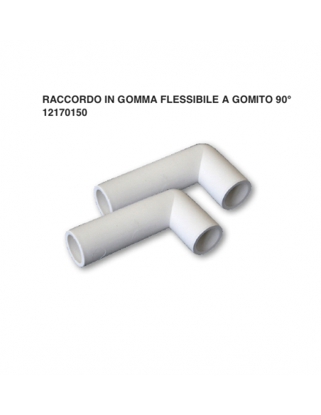 RACCORDO IN GOMMA 90° TECNOSYSTEMI 15X20