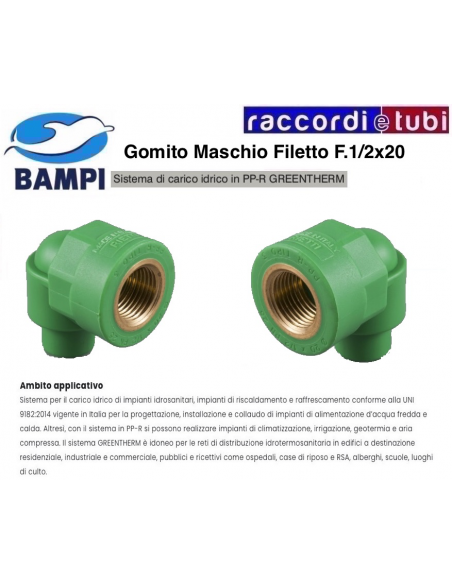 GOMITO PP-R GREENTHERM MF 20X1/2