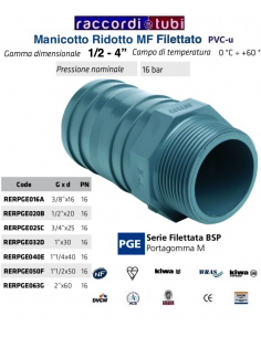 PORTAG.PVC D.3/4 X GOMMA INT.25/27