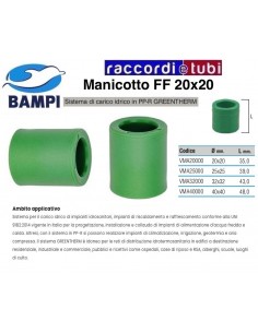 PP-R MANSCHETTE GREENTHERM 20X20