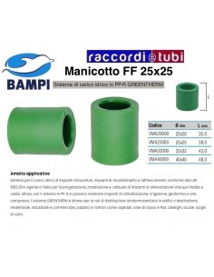 PP-R MANSCHETTE GREENTHERM 25X25