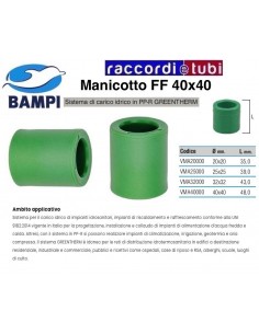 PP-R MANTEL GREENTHERM 40X40