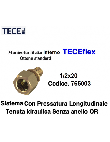 RACCORDO F.DRITTO TC 20X1/2