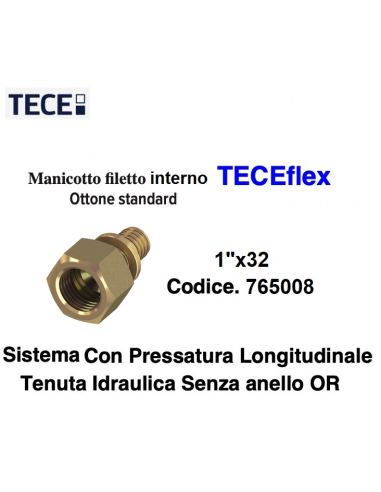 RACCORDO F.DRITTO TC 32X1"