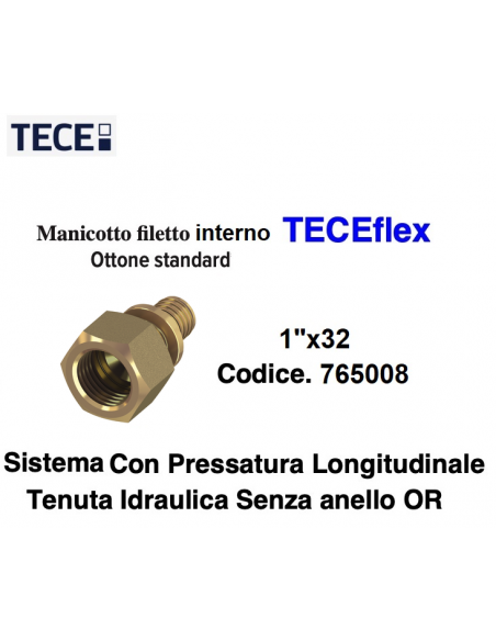 RACCORDO F.DRITTO TC 32X1"