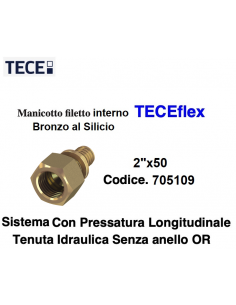 TECEflex gerades Fitting 50X2"