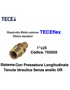 TECEflex Gerade Muffe 25X1"