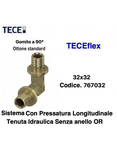 TECEflex 90° Bogen 32