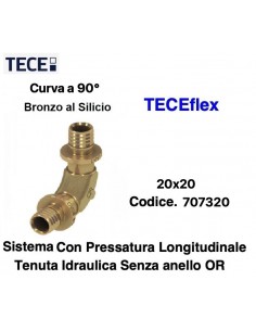 CURVA  A 90° TECEflex 20