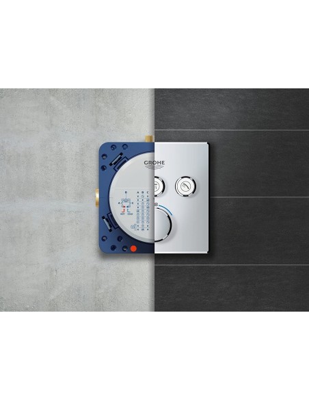 Nur verchromte Außenteile, zur Vervollständigung mit Einbaukörper 35600000