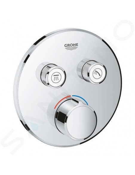 GROHE SMARTCONTROL AUFPUTZ-AUSSENTEIL EINHANDMISCHER 2 WEGE RUND
