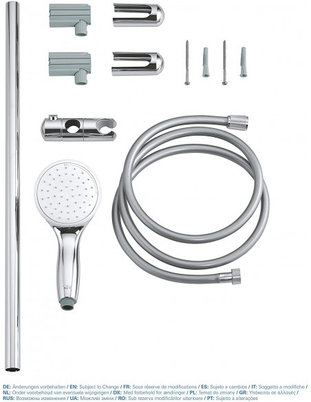 Duschstange GROHE TEMPESTA MIT ZWEI STRAHLEN 27598001