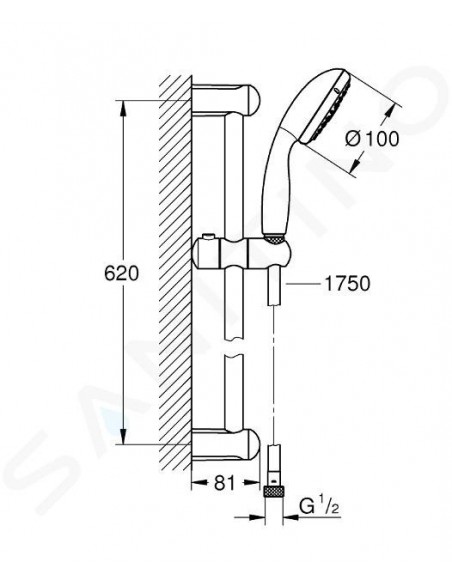 TEMPESTA 100, 3 STRAHLARTEN