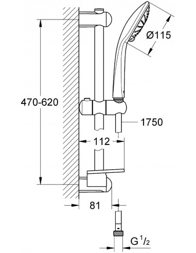 SALISCENDI GROHE EUPHORIA 110 DUO, 2 GETTI...