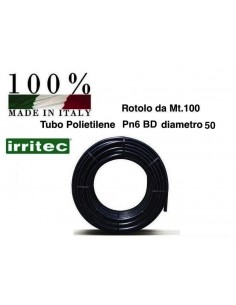 TUBO POLIET.BD PN/6 DIAMETRO 50 MT.100 