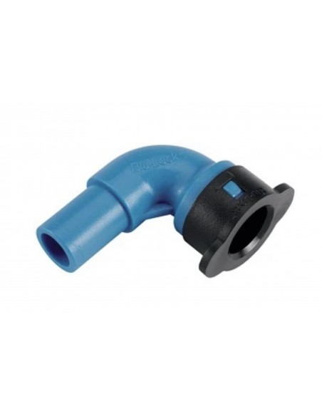 RACCORDO BLU LOCK GOMITO 90° MF