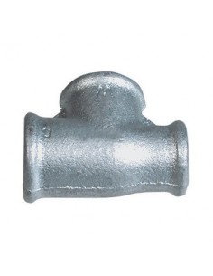 VERZINKTES REDUZIERENDES T-STÜCK DURCHMESSER 2"-2"-3/4