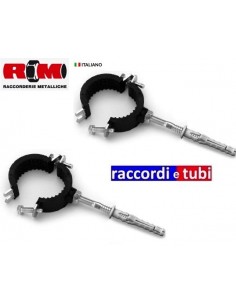 COLLARE ZINCATO GOMMATO 2" ISOFONICO CONFEZIONE 2 P/Z