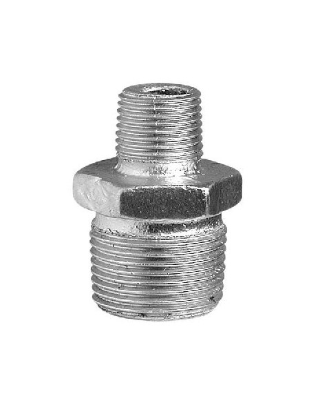 NIPLES FERRO ZINCATO RIDOTTO 1.1/2X3/4