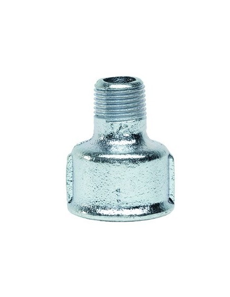 Reduziertes verzinktes Stahlrohr-Muffe MF 3/4x3/8