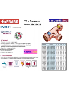 TE RAME A PRESSARE RIDOTTO 28X22X22