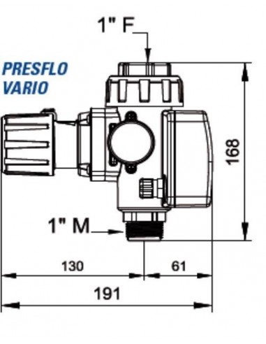 PRESSOFLUSSOSTATO VARIO-CM 2HP 16A