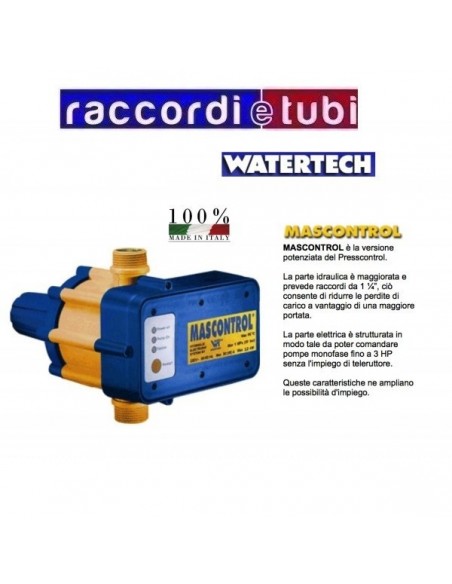 PRESSOFLUSSOSTATO TREVI LOGICPRESS PLUS 1.1/4 230V