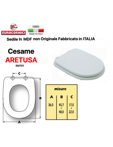 SEDILE CESAME ARETUSA EM701 IN MDF