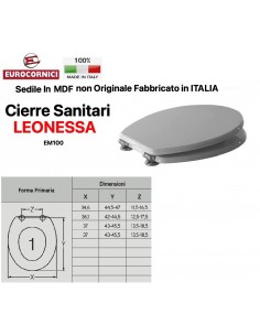 WC-Sitz CIERRE SANITARI LEONESSA EM100