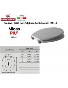 SEDILE PER WC MICAS EM100 SERIE PIU