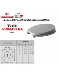 SEDILE PER WC SCALA EM100 SERIE PRIMAVERA