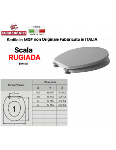 SEDILE PER WC SCALA EM100 SERIE RUGIADA
