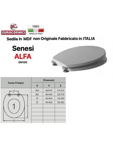 WC-SITZ SENESI EM100 SERIE ALFA