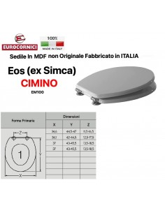 SEDILE PER WC EOS (EX SIMCA) EM100 SERIE CIMINO