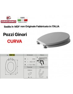 SEDILE PER WC POZZI GINORI CURVA EM102