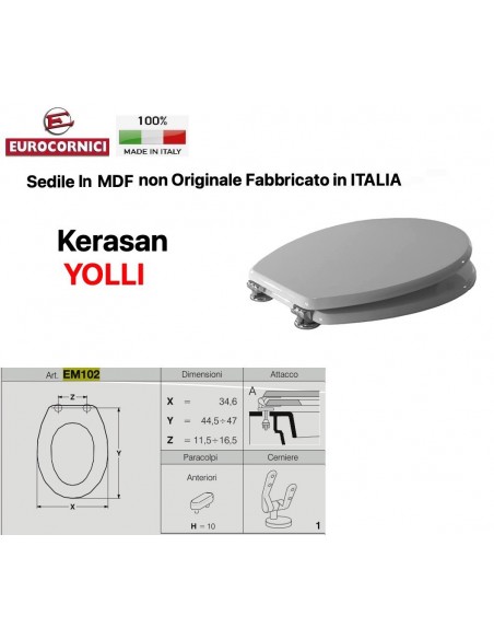 KERASAN YOLLI EM102 WC-SITZ