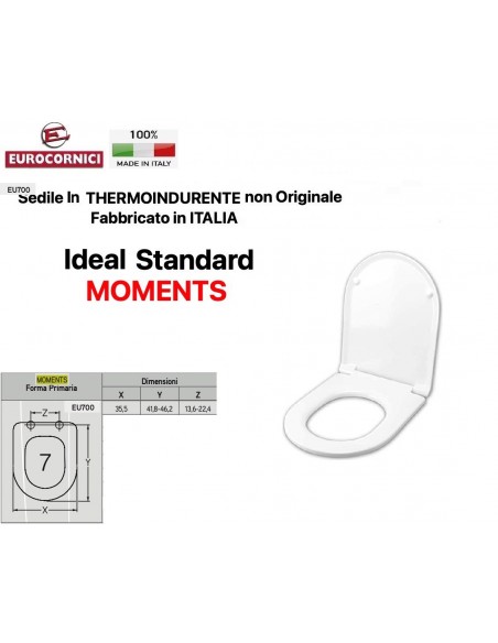 SEDILE PER WC IDEAL STANDARD MOMENTS EU700