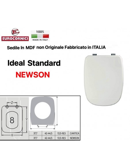 WC-Deckel IDEAL STANDARD NEWSON EM802H