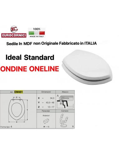 WC-SITZ IDEAL STANDARD ONDINE ONELINE EM481