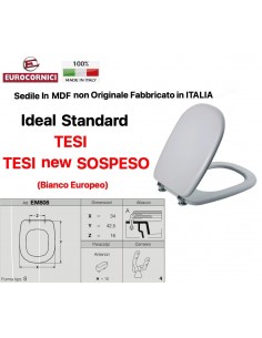 SEDILE PER WC IDEAL STANDARD TESI BIANCO EUROPEO EM808