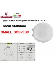 SEDILE PER WC IDEAL STANDARD SMALL SOSPESO EM030A