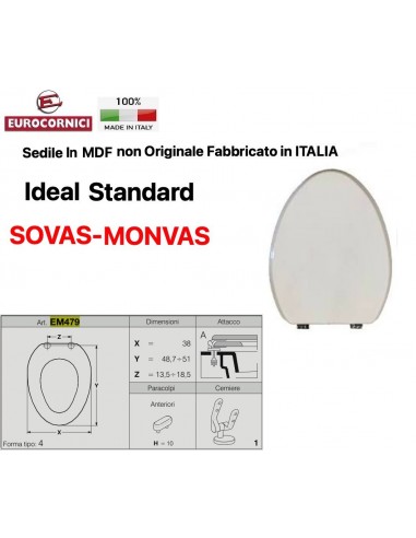 WC-Deckel IDEAL STANDARD SOVAS MONVAS EM479
